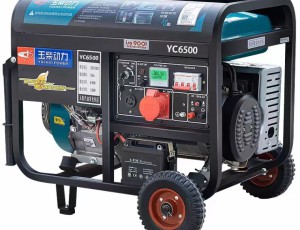 内蒙古玉柴YC6500E-3型5kw汽油发电机三相380V电启动