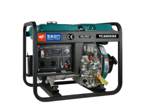 内蒙古玉柴YC4800XE开架式3kw手启动柴油发电机组