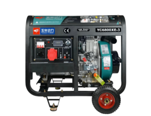 玉柴YC6800XE-3开架式5kw柴油发电机电启动三相380V