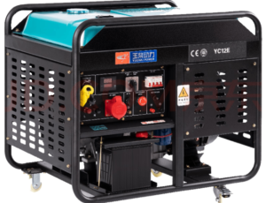 内蒙古玉柴YC12E开架式10kw单相220v电启动柴油发电机