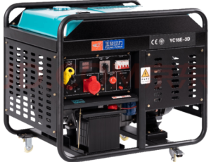 内蒙古玉柴YC12E-3D开架式15kw等功率双电压单相220V三相380V柴油发电机电启动