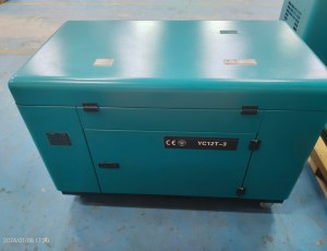 玉柴YC12T-3静音式10kw三相380V柴油发电机电启动
