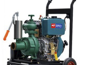 玉柴YCG80LB柴油款电启动3寸双叶轮铸铁压井泵