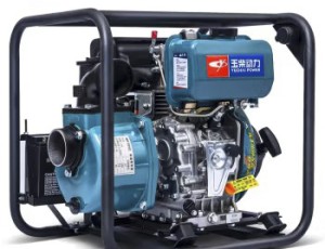 玉柴YC50B柴油款电启动2寸单叶轮抽水泵