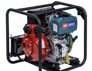 内蒙古玉柴YC80HB柴油款电启动3寸高压双叶轮抽水泵