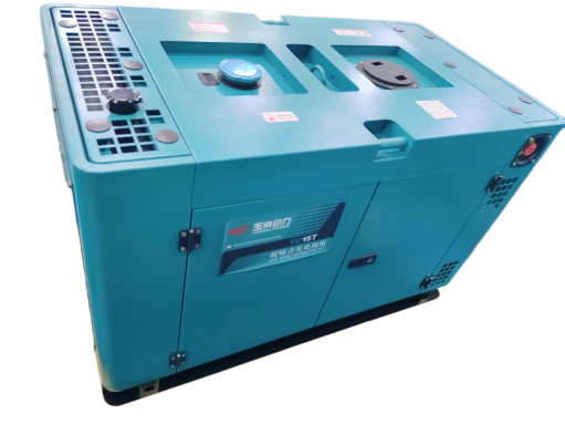 玉柴YC15T低噪音静音款15kw电启动柴油发电机单相220v三相380v等功率双电压家用应急发电机(图1)