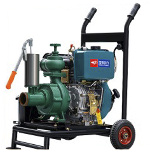 玉柴YCG80LB柴油款电启动3寸双叶轮铸铁压井泵(图1)